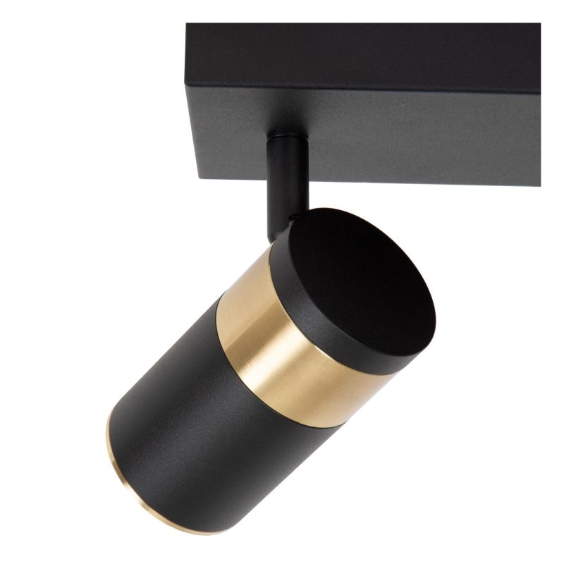 Lucide GORIK - Ceiling spotlight - 3xGU10 - Black